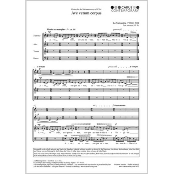 Ave verum corpus