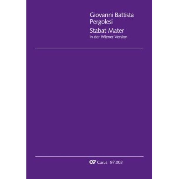 Stabat Mater : Wiener Fassung