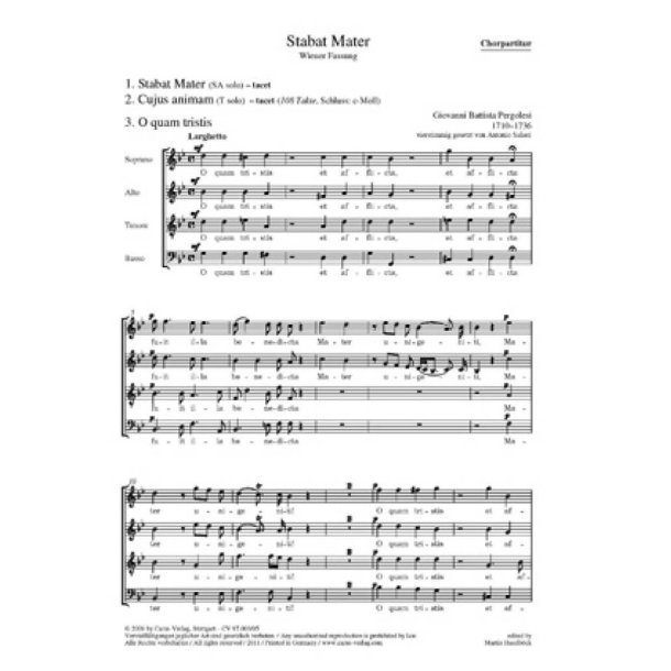 Stabat Mater : Wiener Fassung