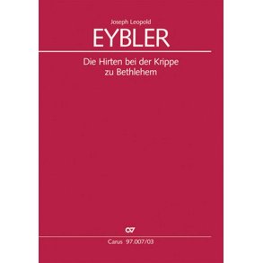 Die Hirten bei der Krippe zu Bethlehem : Weihnachtsoratorium in zwei Teilen