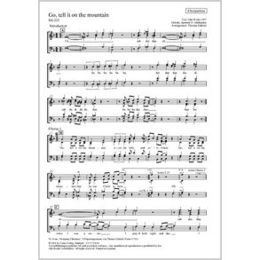 Go tell it on the mountain : F-Dur