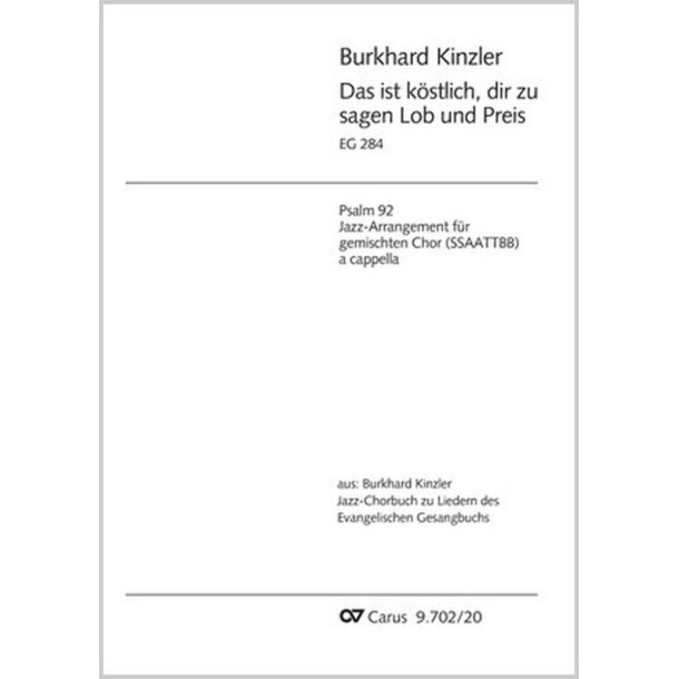 Das ist k&ouml;stlich, dir zu sagen Lob und Preis