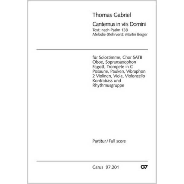 Cantemus in viis Domini