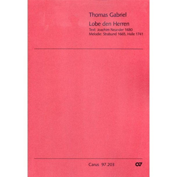 Lobe den Herren, den m&auml;chtigen K&ouml;nig