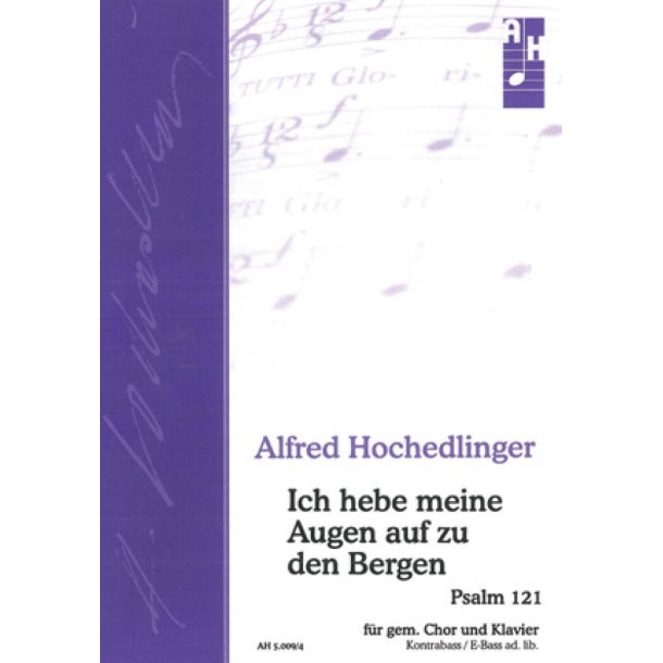 Ich hebe meine Augen auf zu den Bergen : F-Dur