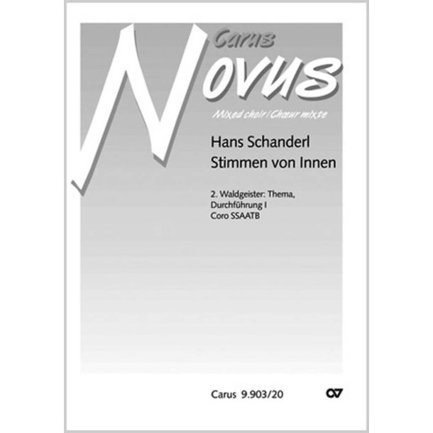 2. Waldgeister: Thema, Durchf&uuml;hrung I : aus: Stimmen von Innen