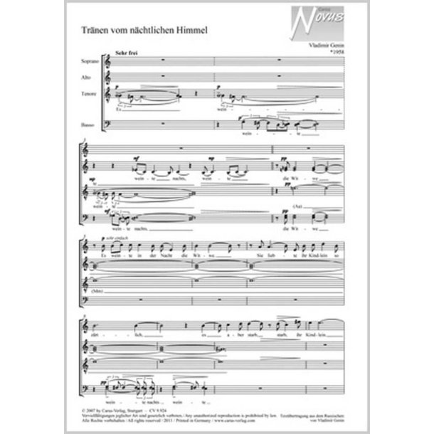 Tr&auml;nen vom n&auml;chtlichen Himmel