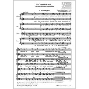 Tief stummen wir ...