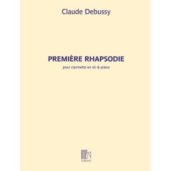 Premi&egrave;re Rhapsodie : pour clarinette en sib et piano