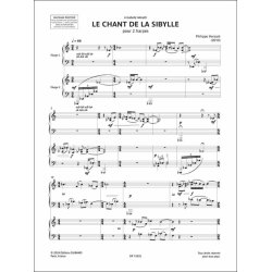 Le Chant de la Sibylle : pour deux harpes
