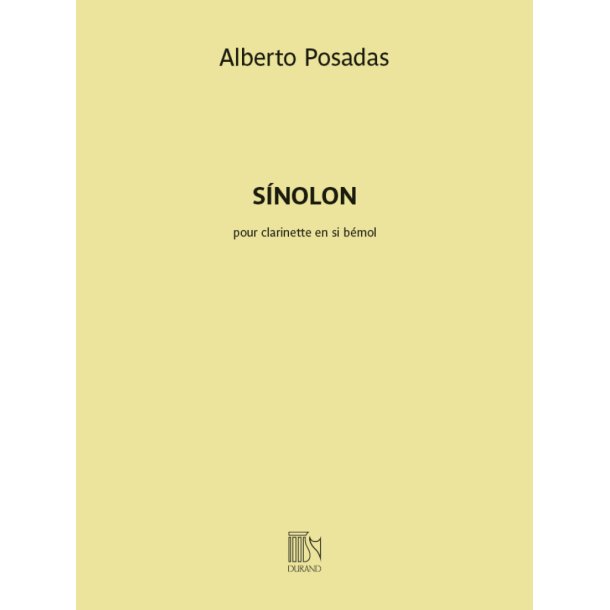 S&iacute;nolon : pour clarinette en si b&eacute;mol