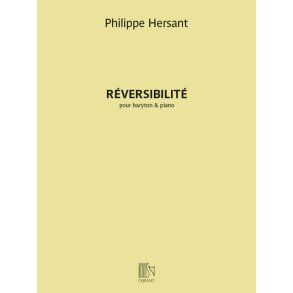 Réversibilité : pour baryton & piano