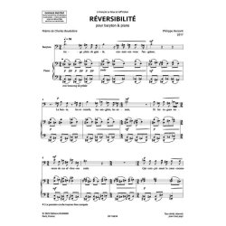 R&eacute;versibilit&eacute; : pour baryton & piano
