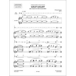 Lully Lullay : pour basse de viole et accord&eacute;on