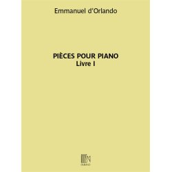 Pi&egrave;ces pour piano - Livre I