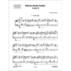 Pi&egrave;ces pour piano - Livre II