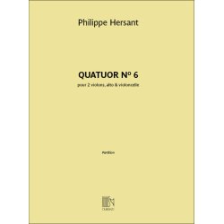 Quatuor N&deg; 6 : pour 2 violons, alto & violoncelle