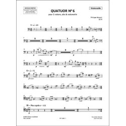 Quatuor N&deg; 6 : pour 2 violons, alto & violoncelle