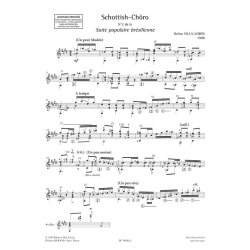 Schottish-Ch&ocirc;ro : N&deg;2 de la Suite populaire br&eacute;silienne - pour guitare seule