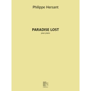Paradise Lost : pour piano