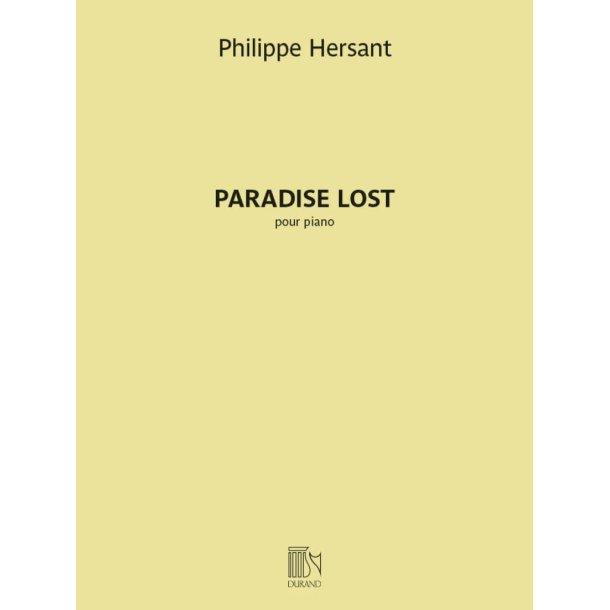 Paradise Lost : pour piano