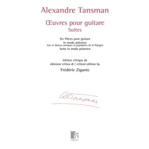 Œuvres pour guitare - Suites : Édition critique de Frédéric Zigante