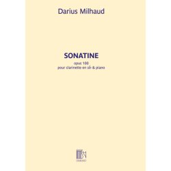 Sonatine opus 100 : pour clarinette en sib et piano