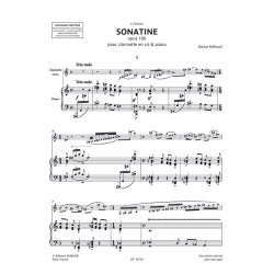 Sonatine opus 100 : pour clarinette en sib et piano