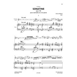 Oeuvres Fran&ccedil;aises Choisies : VOL. 1 - S&eacute;lection de Pierre G&eacute;nisson - pour clarinette et piano