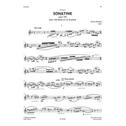 Oeuvres Fran&ccedil;aises Choisies : VOL. 1 - S&eacute;lection de Pierre G&eacute;nisson - pour clarinette et piano