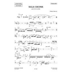 Sulla Ciacona : pour trio &agrave; cordes
