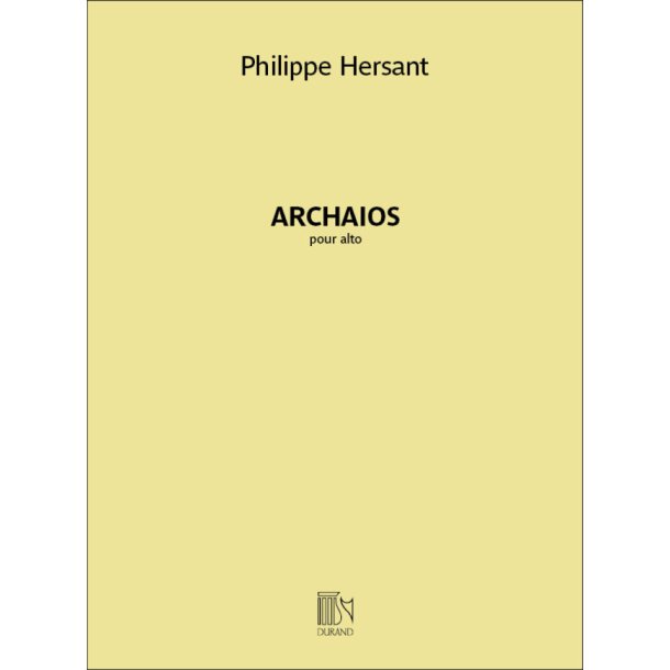 Archaios : pour alto