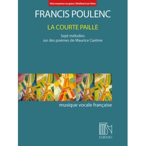 La Courte Paille (Medium/Low Voice) : Sept mélodies sur des poèmes de Maurice Carême