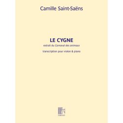 Le Cygne (extrait du Carnaval des animaux) : transcription pour violon et piano