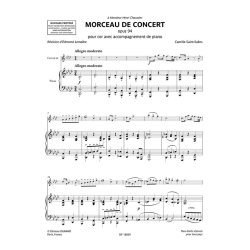 Morceau de concert : pour cor avec accompagnement de piano