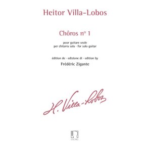 Chôros n° 1 : pour guitare seule