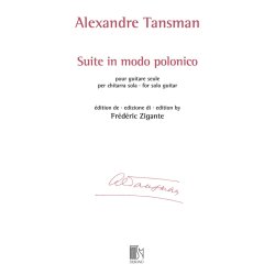 Suite in modo polonico : pour guitare seule