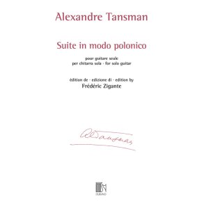 Suite in modo polonico : pour guitare seule