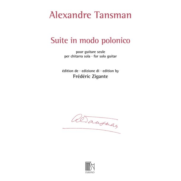 Suite in modo polonico : pour guitare seule