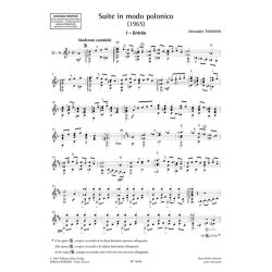 Suite in modo polonico : pour guitare seule