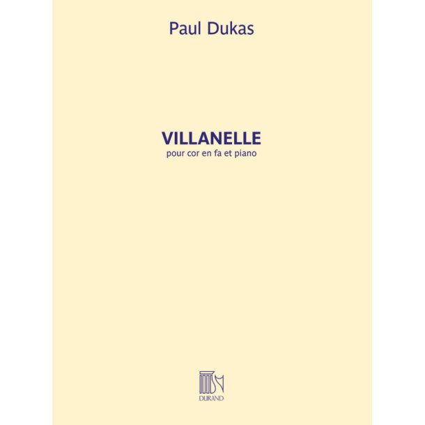 Villanelle : pour cor en fa et piano