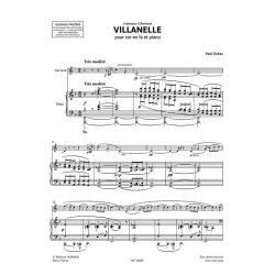 Villanelle : pour cor en fa et piano