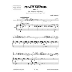 Premier Concerto en la mineur, opus 33 : pour violoncelle et piano