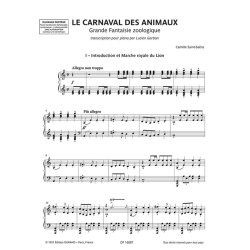 Le Carnaval des animaux : transcription pour piano