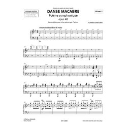 Danse Macabre opus 40 : pour deux pianos