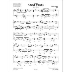 Fleuve d'oubli : pour piano