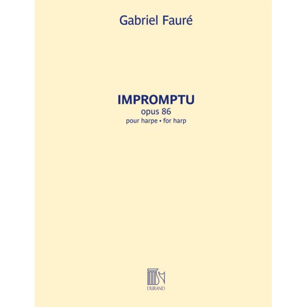 Improptu op. 86 pour harpe