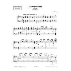 Improptu op. 86 pour harpe