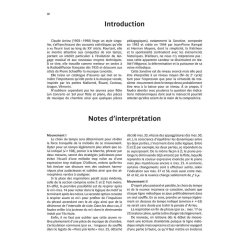 Sonatine pour fl&ucirc;te et piano : Introduction et notes d'interpr&eacute;tation de Anne Cartel