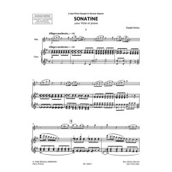 Sonatine pour fl&ucirc;te et piano : Introduction et notes d'interpr&eacute;tation de Anne Cartel